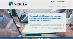 Desktop Screenshot of cinnte.ie