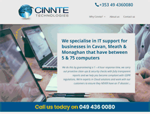Tablet Screenshot of cinnte.ie
